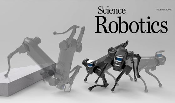 國內(nèi)第一個榮登Science Robotics封面的四足機器人